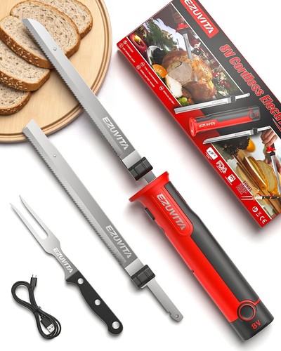 Cordless electric knife set - cordless,