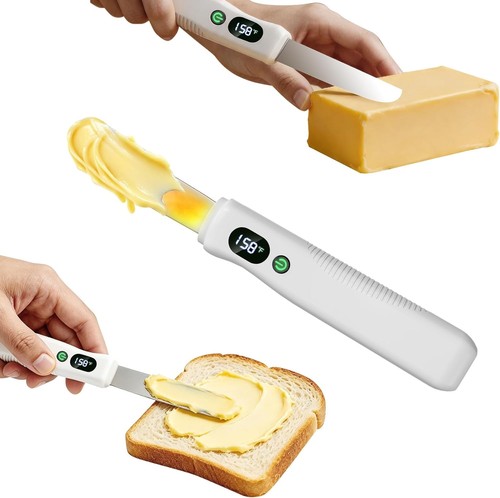 Heating butter knife - knife, spreader