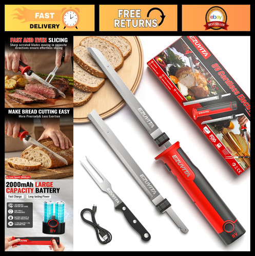 Cordless electric knife set - electric,