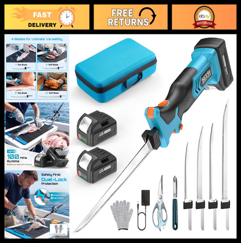 Cordless electric fillet - electric, knife